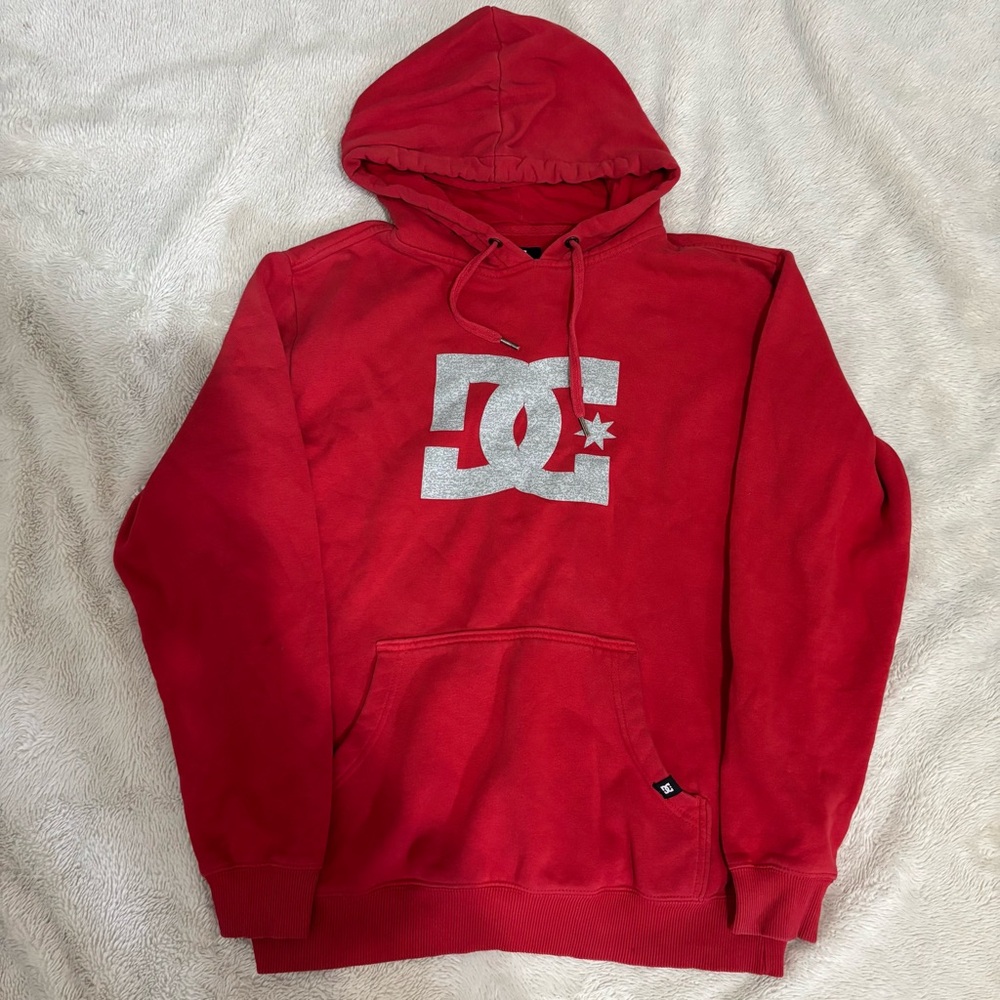 Y2k red DC hoodie